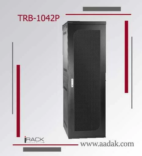 رک 42 یونیت با درب توری عمق 100
