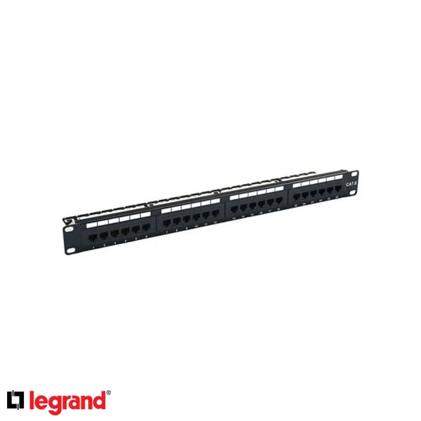 پچ پنل 24 پورت Cat 6 UTP لگراند کیستونی legrand 33561