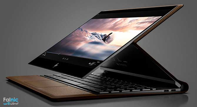 نمایی از اولین لپ تاپ چرمی دنیا HP Spectre Folio