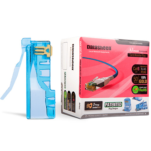 کانکتور Cat6 دیتاشین Datasheen RP6U