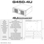 کیس سرور رکمونت گرین مدل G450-4U Rackmount