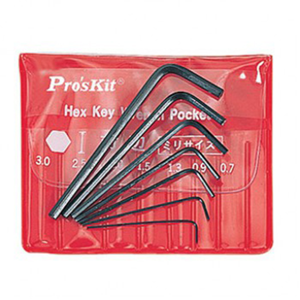 ست 7 تایی آچار آلن ظریف پروسکیت – مدل 8PK-022