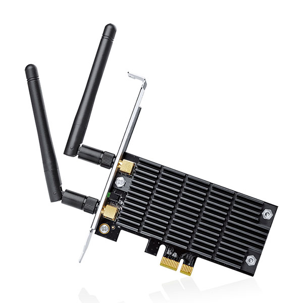 کارت شبکه وایرلس PCI Express دو آنتن دوباند سری AC1300 تی پی لینک TP-LINK Archer T6E