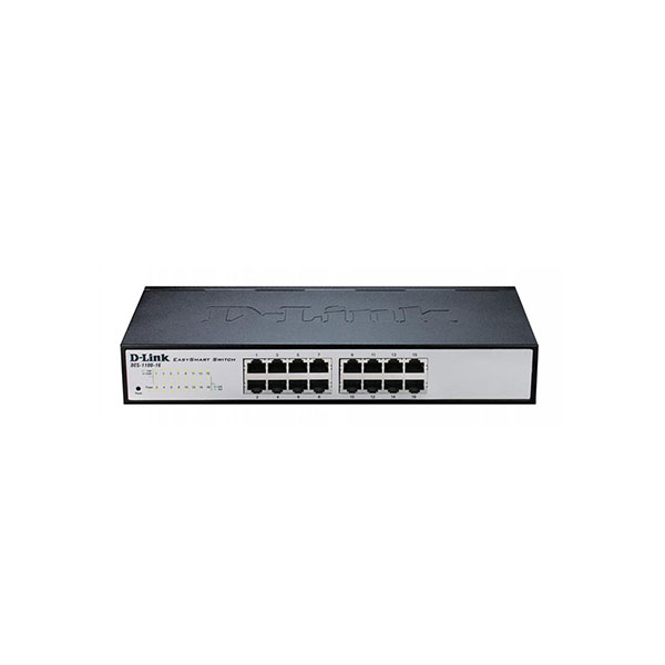 سوئیچ 16 پورت 10,100 مگابیت مدیریتی دی-لینک DES-1100-16