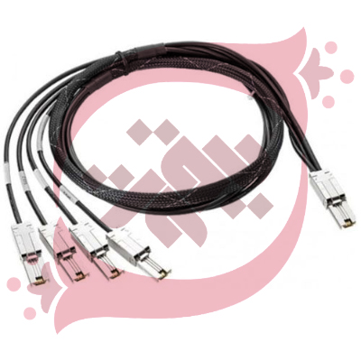 HPE StoreEver Mini-SAS High Density to 4-lane Mini-SAS External Fanout 2m Cable K2R09A