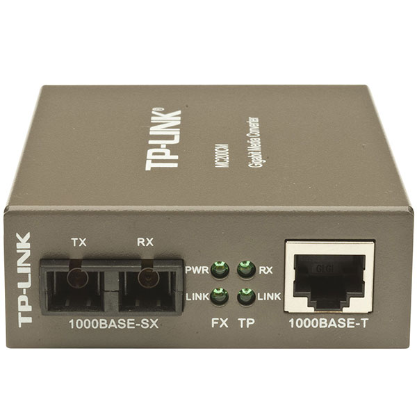 مدیاکانورتور – مبدل فیبر مالتی مود پورت گیگ تی پی-لینک TP-LINK MC200CM