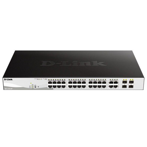 سوییچ 24 پورت هوشمند گیگابیت POE دی-لینک DGS-1210-28P