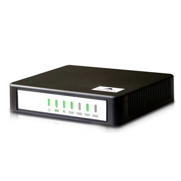 گیت وی ویپ نیوراک دارای 2 پورت FXO و 2 پورت گیگ استوک HX420G New Rock