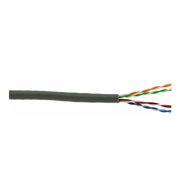 کابل شبکه CAT6 بدون شیلد، با روکش خاکستری پی وی سی رول 305 متری دی-لینک NCB-C6UGRYR-305