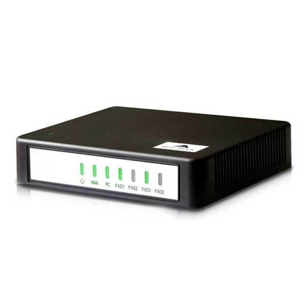 گیت وی ویپ نیوراک دارای 2 پورت FXO و 2 پورت گیگ HX420G newrock