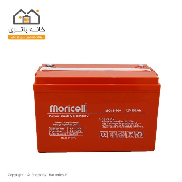 باتری یو پی اس 12 ولت 100 آمپر موریسل - Moricellباتری یو پی اس 12 ولت 100 آمپر موریسل - Moricell