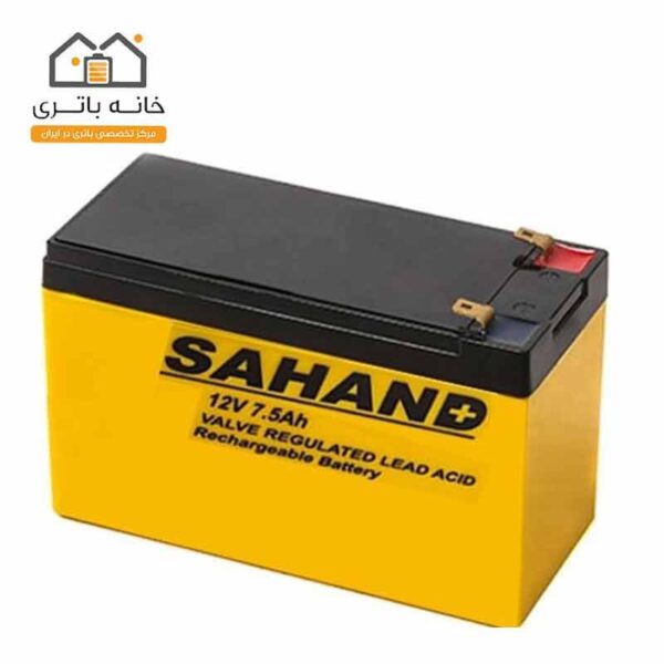 باتری 12 ولت 7.5 آمپر سهندباتری 12 ولت 7.5 آمپر سهند
