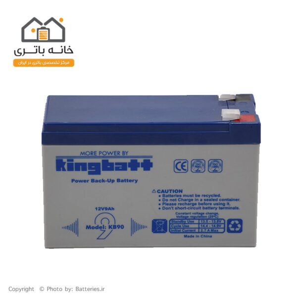 باتری سیلد اسید 12 ولت 9 آمپر کینگ بت - King Battباتری سیلد اسید 12 ولت 9 آمپر کینگ بت - King Batt