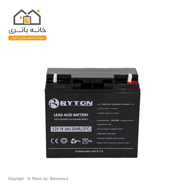 باتری سیلد اسید 12 ولت 18 آمپر رایتون - Rytonباتری سیلد اسید 12 ولت 18 آمپر رایتون - Ryton