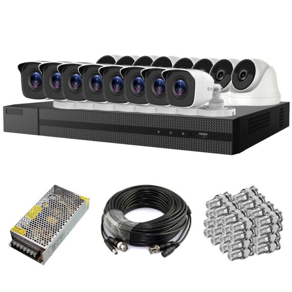 پکیج دوربین مداربسته 16 عددی 4مگا پیکسل توربو اچ دی