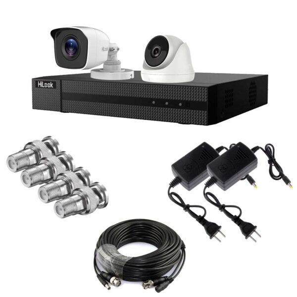 پکیج دوربین مداربسته 2 عددی 2 مگاپیکسل