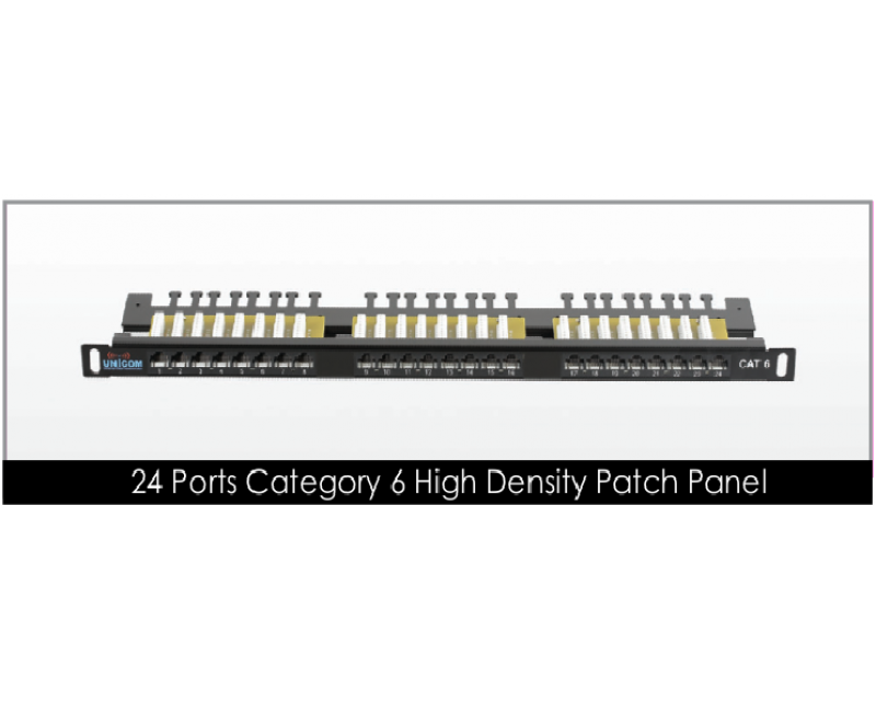 پچ پنل یونیکام 24 پورت cat6