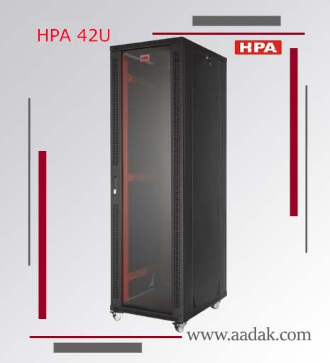 رک شبکه اچ پی آسیا 42 یونیت عمق 60
