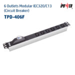 پاور ماژول 6 پورت با فیوز مینیاتوری  TPD-406F