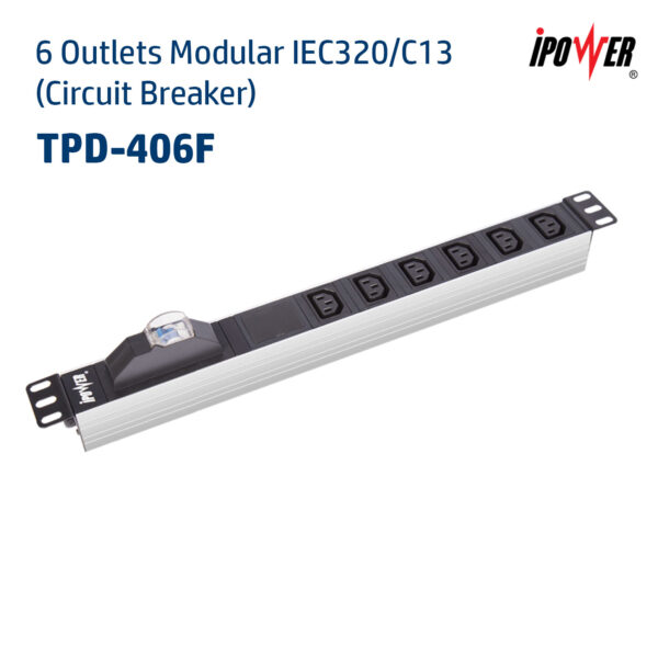 پاور ماژول 6 پورت با فیوز مینیاتوری  TPD-406F